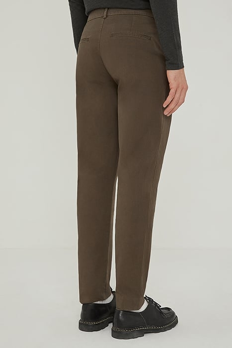 CHINO CARROT PANTS GRIZZLY 2