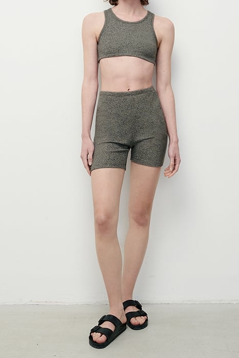 U-NECK BRA WITH SHOULDER STRAPS GRIS CHINE 1