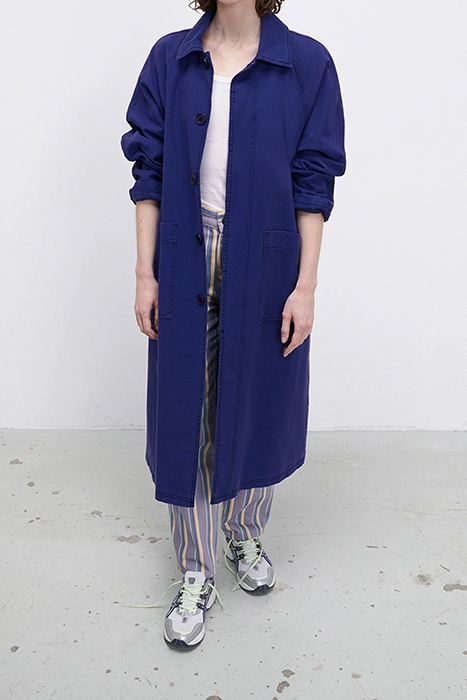 LONG SLEEVES COAT INDIGO VINTAGE 2