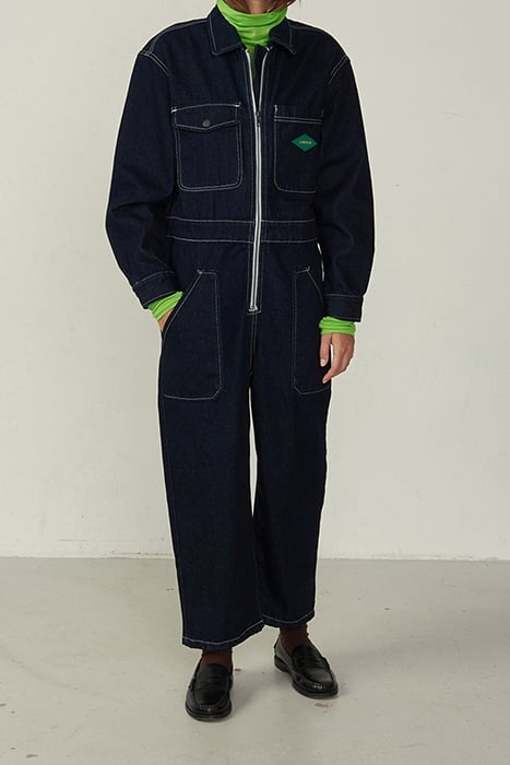 SHIRT COLLAR ZIPPED JUMPSUIT BRUT 1