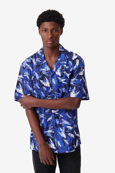 RONE CASUAL SHIRT IN BLUE FEATHER 1
