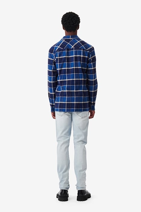 RHODAN CASUAL SHIRT IN MIXED BLUE 3