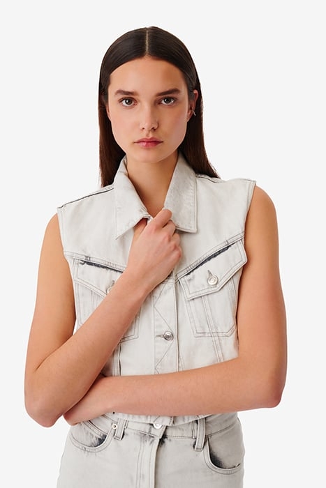 CLODI VEST IN LIGHT GREY 5