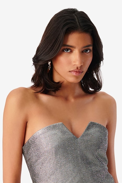 RAYEN DRESS IN DARK KHAKI/KHAKI 5