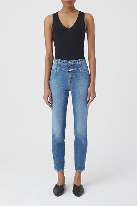 STYLE NAME SKINNY PUSHER JEANS MID BLUE 3