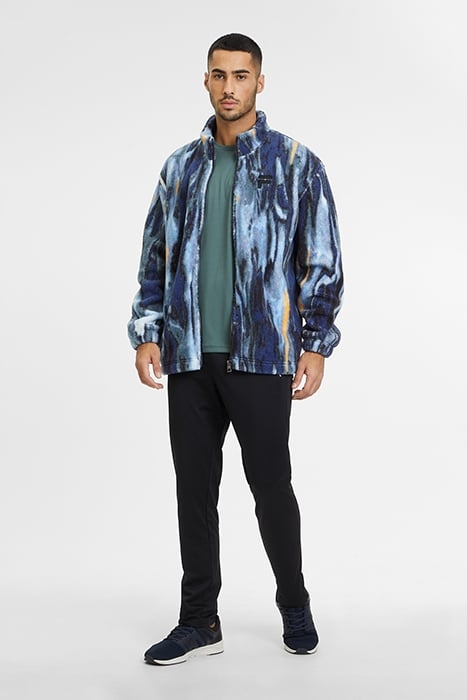 COUZEIX AOP ZIPPER JACKET BLUE MELTING AOP 3