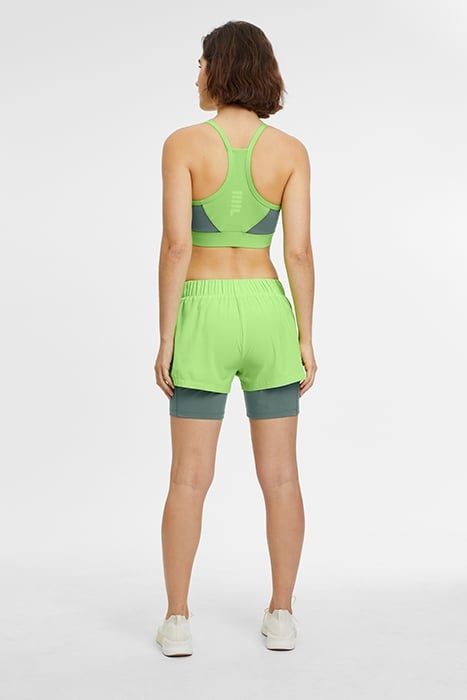 ROSELLE RUNNING SHORTS JASMINE GREEN-DARK FOREST 3