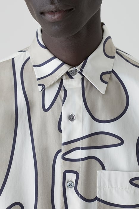 SHORTSLEEVE SHIRT SHIRTS & BLOUSES ECRU 6