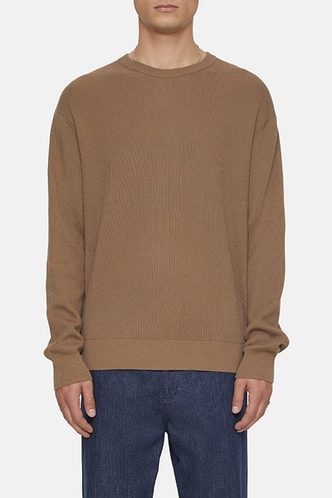 CREWNECK KNITS BROWN SUGAR 1