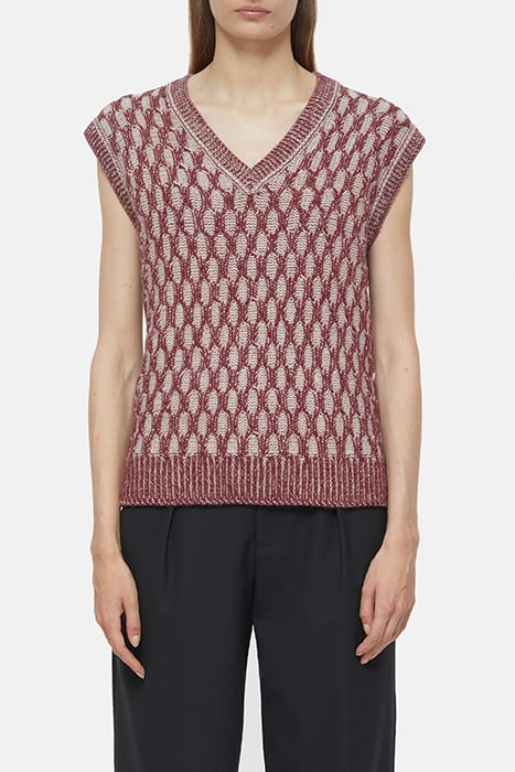 STYLE NAME GILET KNITS JAM 1