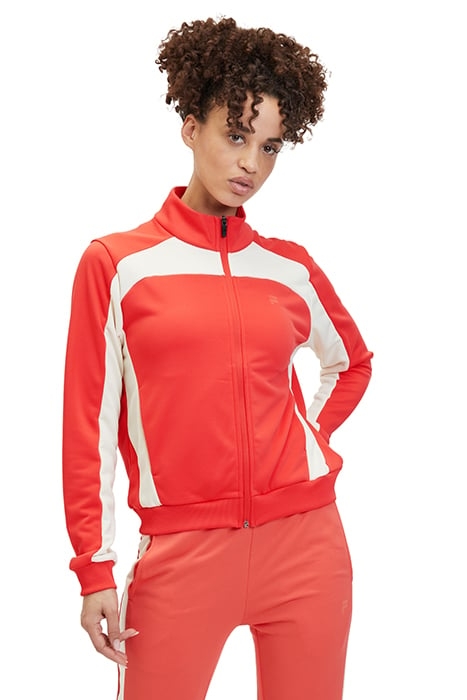 TISENS TRACK JACKET CAYENNE-ANTIQUE WHITE 1