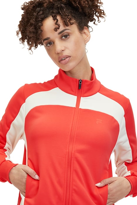 TISENS TRACK JACKET CAYENNE-ANTIQUE WHITE 7