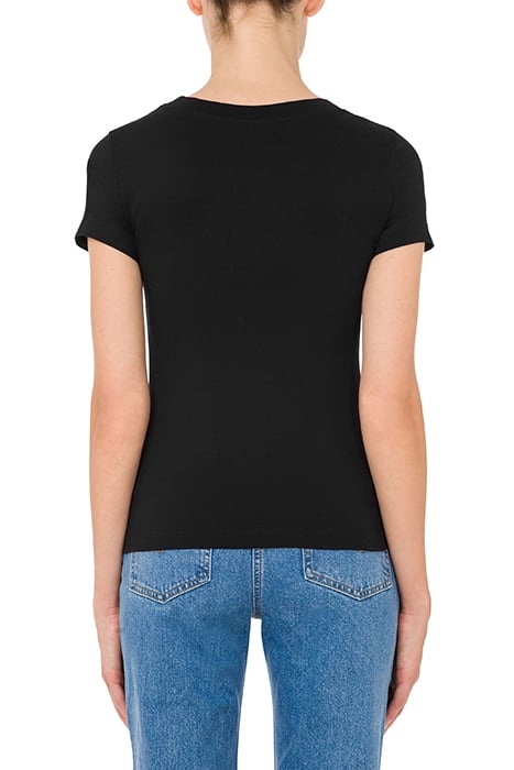 LOGO PRINT JERSEY T-SHIRT BLACK 2