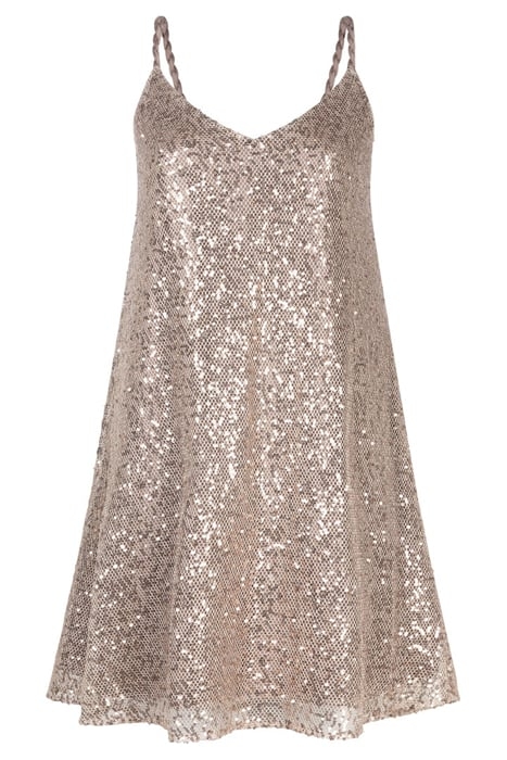 GLORIA SEQUINS DRESS PINK CHAMPAGNE 3