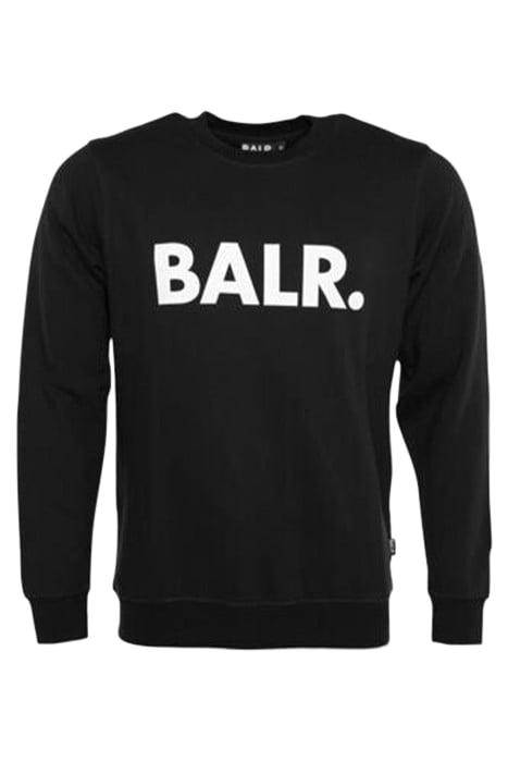 BRAND STRAIGHT CREW NECK BLACK 3