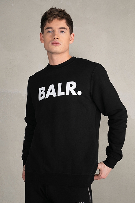 BRAND STRAIGHT CREW NECK BLACK 1