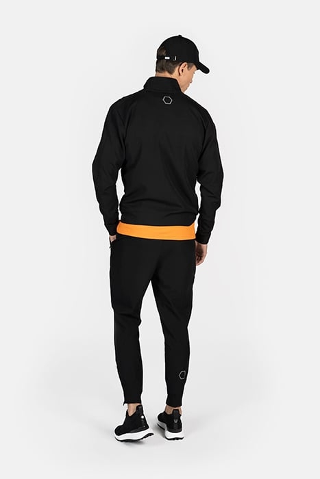 ATHLETIC SLIM FIT TRACK JACKET JET BLACK 4