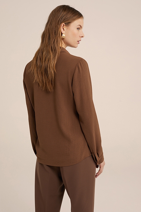BLOUSE CINNAMON BROWN 2