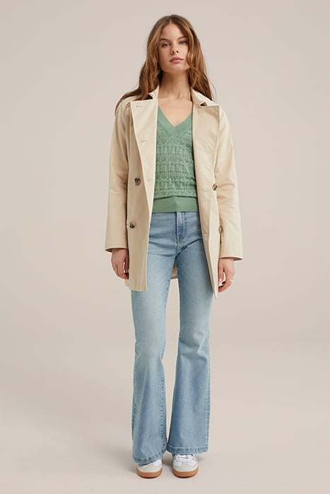 KNITTED PULLOVER GREYISH GREEN 5