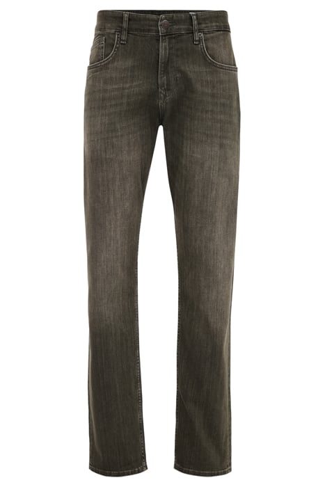 5-POCKET MID WAIST DARK GREEN 4