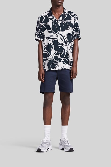 SLATE LENZING™ ECOVERO™ FLOWERY SLIM SHIRT 3