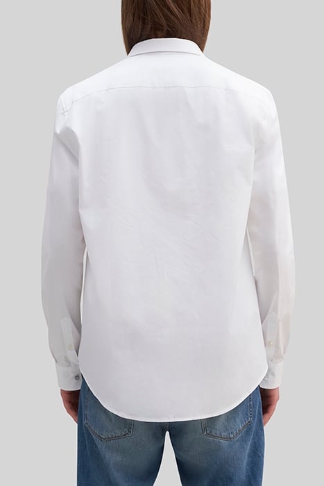 UNISEX WHITE ORGANIC COTTON GENDER FREE SHIRT 2