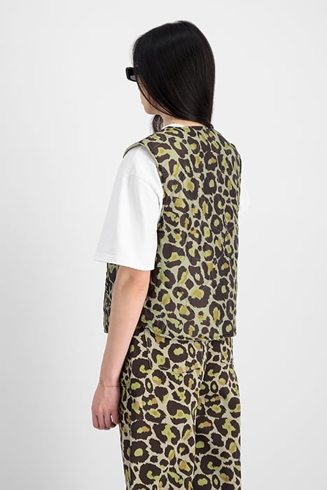 REVERSIBLE VEST CAMO OLIVE LEO CAMO 2