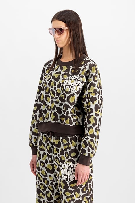 LOGO SWEATER CAMO OLIVE LEO CAMO 5