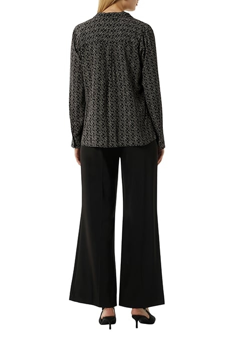 COMMA BLOUSES GREY/BLACK 3