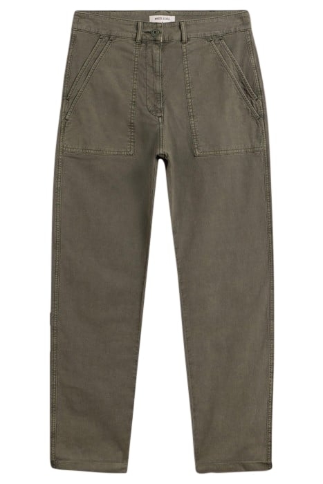 TWISTER CHINO TROUSER KHAKI GREEN 3