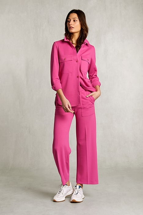 FUSHIA OVERSIZED MILANO SHIRT 2 POCKETS PINK 1