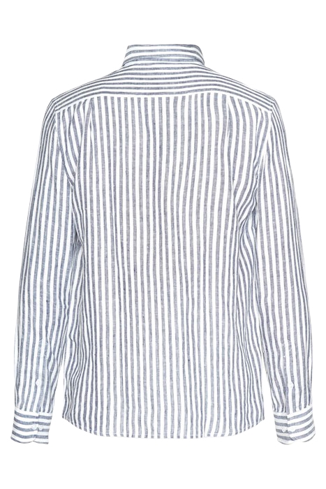 GREGSI LINEN STRIPE BLUE CAPTAIN 5