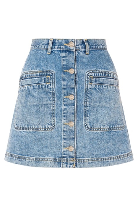 DENIM COTTON SKIRT BLUE 3