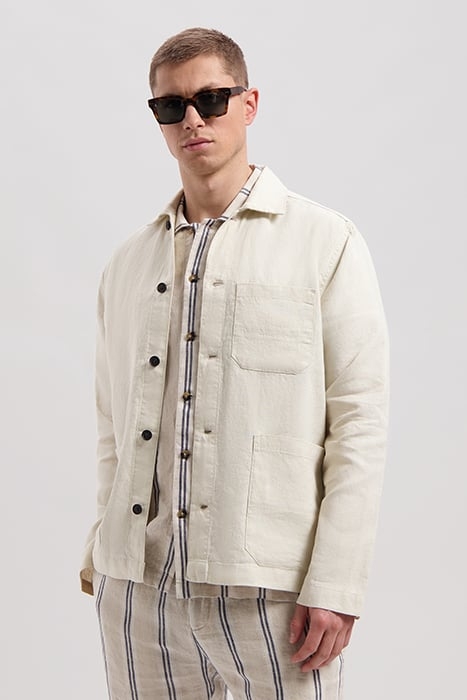 DS_CRISP CHORE JACKET OFFWHITE OFFWHITE 1