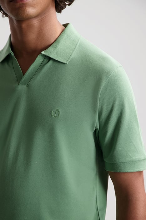 DS_BOWIE V- NECK POLO LODEN FROST LODEN FROST 4