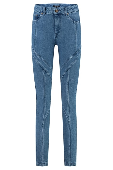 BELLFLOWER SKINNY JEANS MID BLUE 5