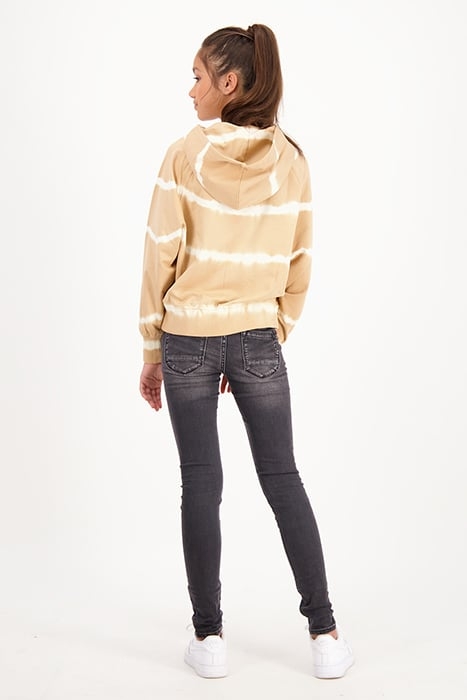 GIRLS GALWAY SWEATER LIGHT HONEY BROWN 3