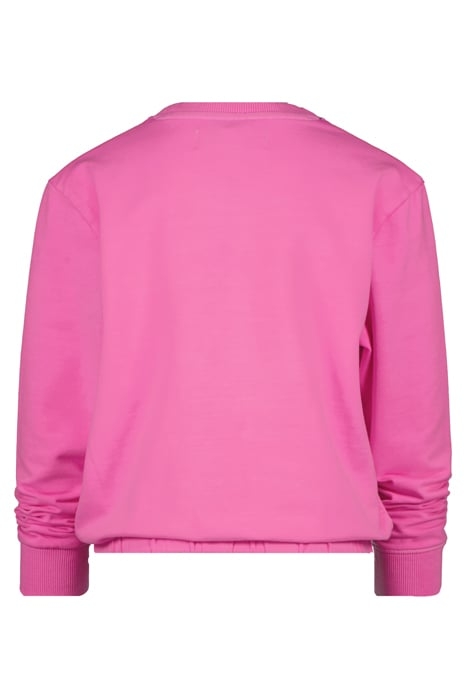 GIRLS SOFIA SWEATER NEON PINK 2