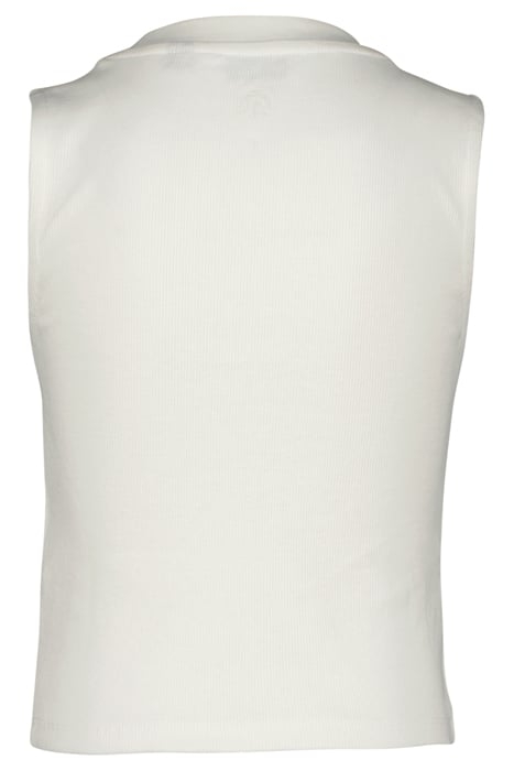 GIRLS LONDON SINGLET REAL WHITE 2