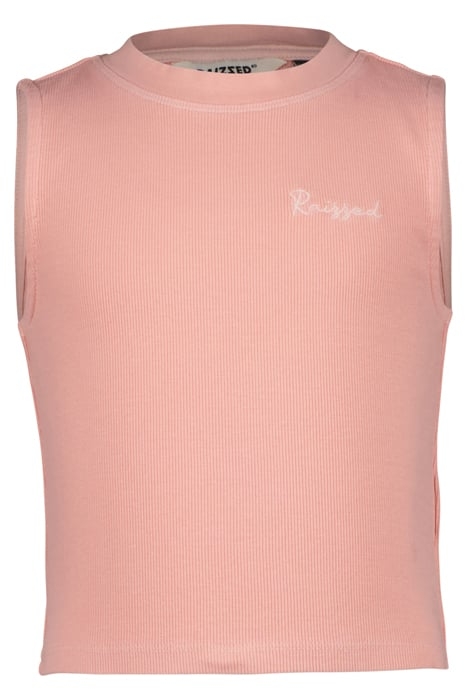 GIRLS LONDON SINGLET VINTAGE PINK 1