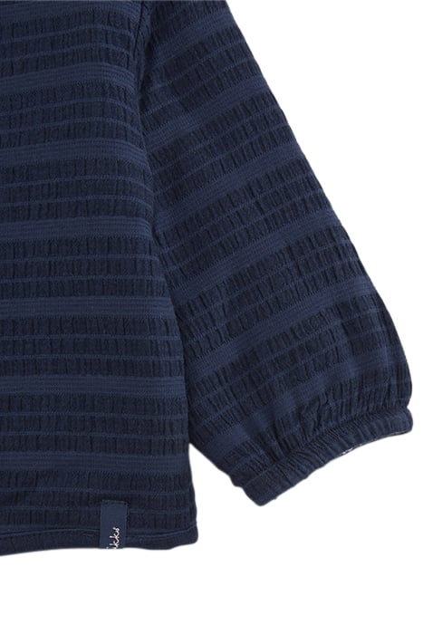 BABY GIRLS' NAVY/HUMMINGBIRD PRINT REVERSIBLE CARDIGAN 7