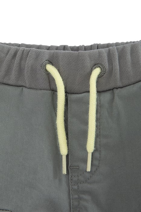 BABY BOYS’ KHAKI MIXED FABRIC CARGO TROUSERS 3