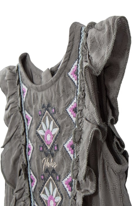 BABY GIRLS’ LENZING™ ECOVERO™ DRESS, CHEVRON JACQUARD 4