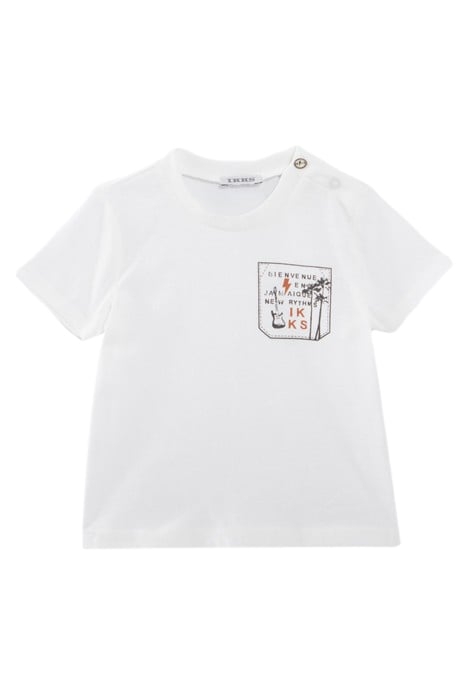 BABY BOYS’ T-SHIRT AND GREY DENIM DUNGAREES OUTFIT 5