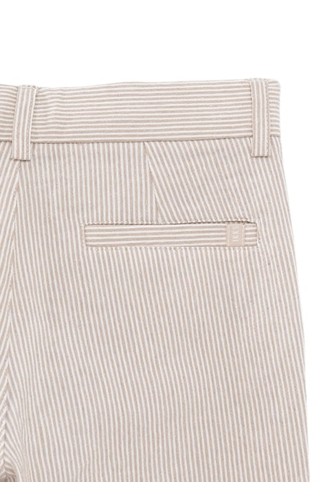 BOYS’ BEIGE STRIPED OCCASIONWEAR SUIT TROUSERS 5