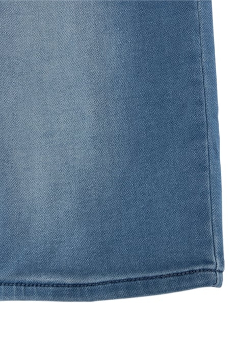 BOYS' BLUE DENIM BERMUDA SHORTS WITH ELASTICATED WAIST 6