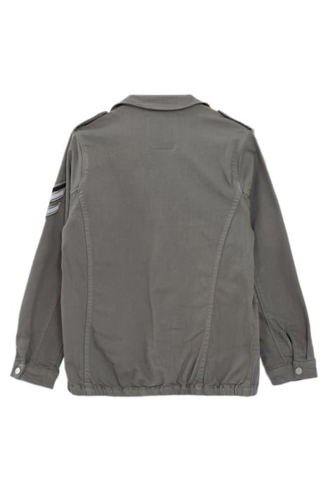 GIRLS’ KHAKI SAFARI JACKET WITH XL PALM TREE BADGE 2