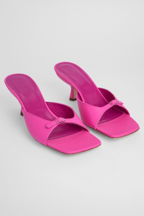 ERIN HOT PINK GRAINED LEATHER PINK 2