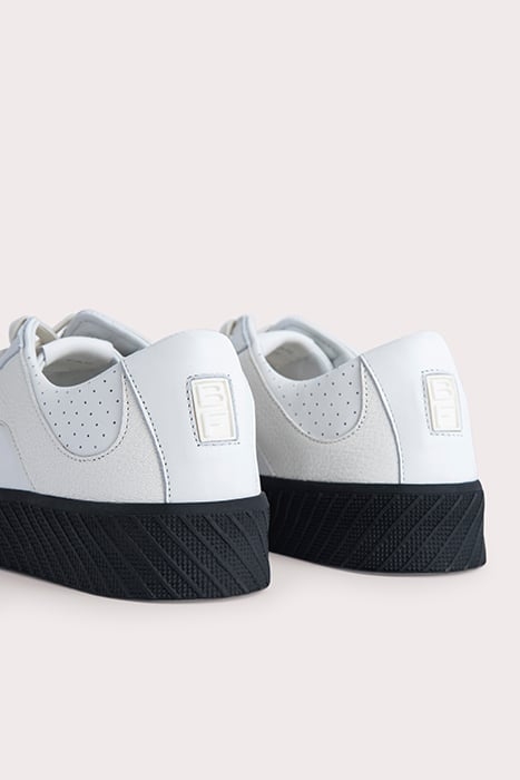 RODINA BLACK ON WHITE GRAINED LEATHER BLACK ON WHITE 4