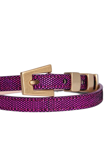 VIC FUCHSIA DISCO DOT LEATHER FUCHSIA 2
